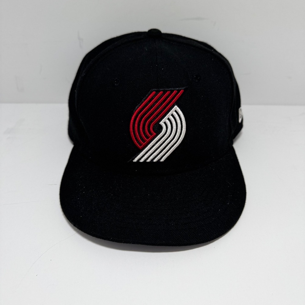 New Era 9FIFTY Portland‎ Trail Blazers NBA Snapback Hat Black OSFM Cap 70360879